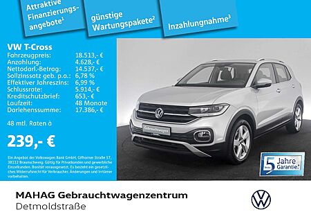 VW T-Cross Volkswagen 1.0 TSI Style AHK LED Navi ParkPilot 6-G