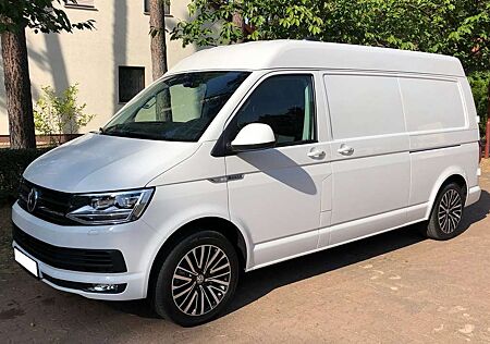 VW T6 Transporter Volkswagen T6.1 Transporter 4Motion Lang MHD DSG AHK Sound Alarm Sortimo Voll