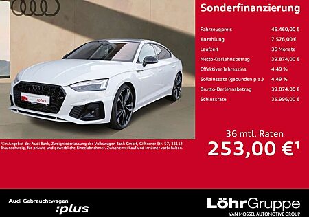 Audi A5 Sportback 40 TFSI S line PANO AHK STHZ Navi+VC ...
