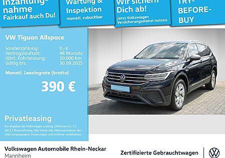 VW Tiguan Allspace Volkswagen 2.0 TDI Life DSG 7-Sitzer Navi A