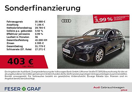 Audi A3 35 TDI S-Line S tronic Navi