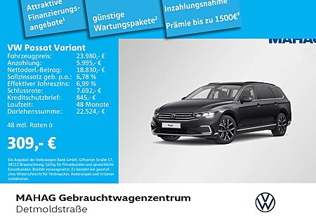 VW Passat Variant Volkswagen GTE 1.4 TSI eHybrid Leder Navi LE