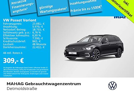 VW Passat Variant Volkswagen GTE 1.4 TSI eHybrid Leder Navi LE