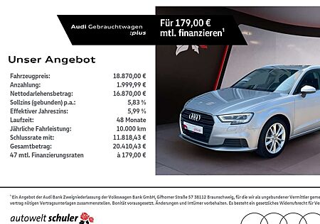 Audi A3 Sportback 1.5 TFSI AHK Navi ASI LED