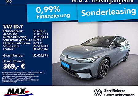 VW ID.7 Volkswagen Tourer PRO MATRIX+AHK+PANO+NAVI+ACC+WP+