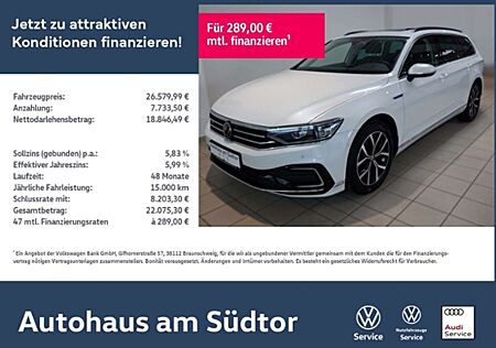 VW Passat Variant Volkswagen GTE 1.4 TSI DSG | LED AHK RFK