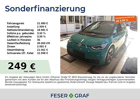 VW ID.3 Volkswagen Pro 150kW 62kWh Wärmepumpe HUD Panorama
