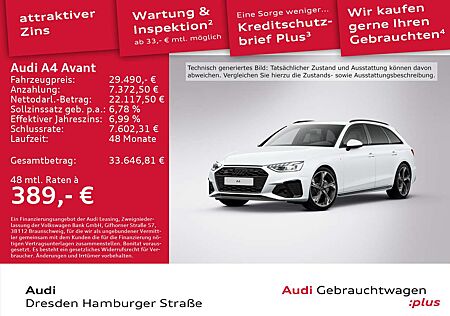 Audi A4 40 TFSI S line competition quattro AHZV
