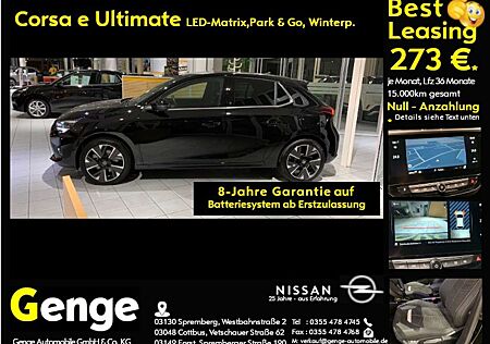 Opel Corsa-e Ultimate, Alcantara.LED-Matrix,Park&Go,11-KW-Lader
