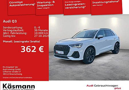 Audi Q3 S line 40TFSI quattro LED AHK KAM STDHZ NAV