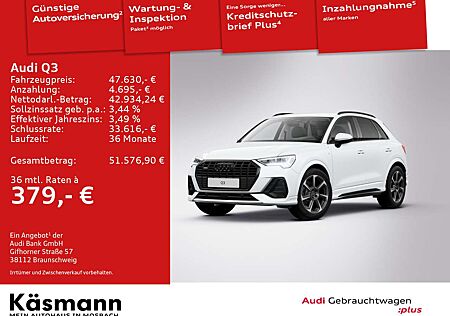 Audi Q3 S line 40TFSI quattro LED AHK KAM STDHZ NAV