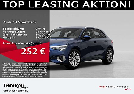 Audi A3 40 TFSIe ADVANCED LED NAVI+ VC+ SOU