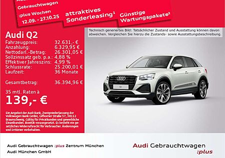 Audi Q2 35 TFSI S tronic advanced 19"Zoll/AHK/Navi+/M
