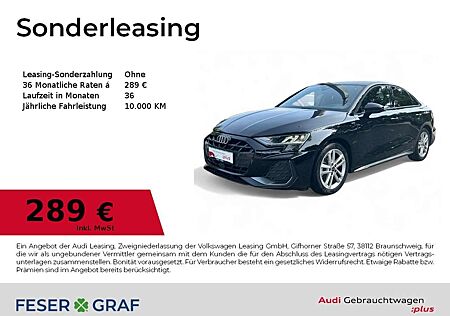 Audi A3 Limousine S line 35TFSI SHZ/HUD/SONOS/AHK/VC+/Navi