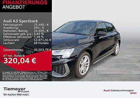Audi A3 40 TFSIe S LINE KAMERA NAVI LM17