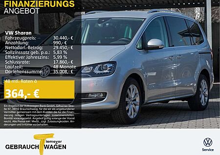 VW Sharan Volkswagen 1.4 TSI DSG HIGHLINE 7SITZE STHZG AHK KAM