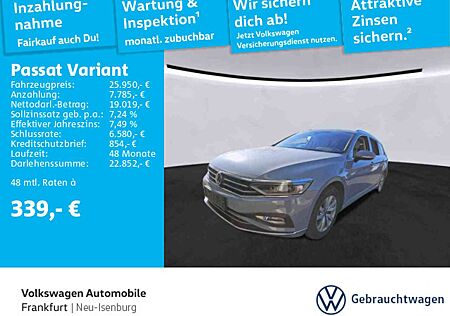 VW Passat Variant Volkswagen 2.0 TDI DSG Elegance Navi IQ.Ligh
