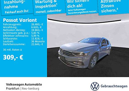 VW Passat Variant Volkswagen 2.0 TDI DSG Elegance Navi IQ.Ligh