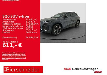 Audi SQ6 e-tron edition one grey PANO HuD B&O 360
