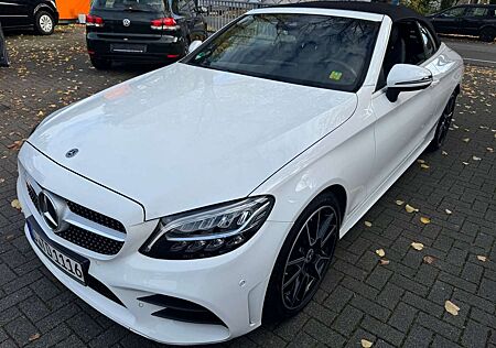 Mercedes-Benz C 200 Cabrio AMG Hybrid erst 36 TKM VollLeder 1.Hd