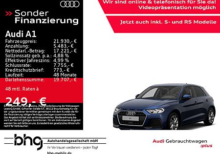 Audi A1 25 TFSI Sportback S tronic advanced