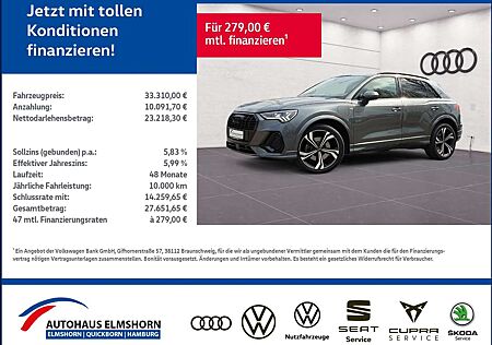 Audi Q3 S line 45 TFSIe S tronic NAV APP SONOS MATRIX ALC
