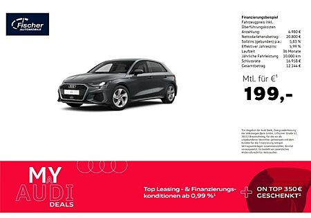 Audi A3 Sportback 30 TFSI S line SH/NAV/Virt.