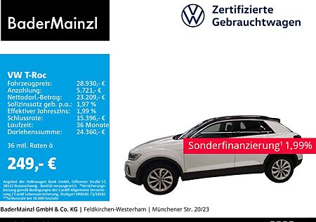 VW T-Roc Volkswagen 1.5 TSI DSG Life AHK Stdhz Kamera Navi ACC