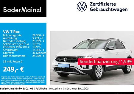VW T-Roc Volkswagen 1.5 TSI DSG Life AHK Stdhz Kamera Navi ACC