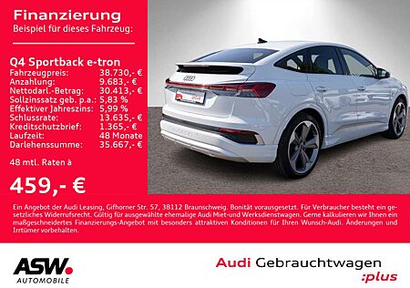 Audi Q4 e-tron Q4 Sportback S line e-tron 50 quattr Navi Matrix