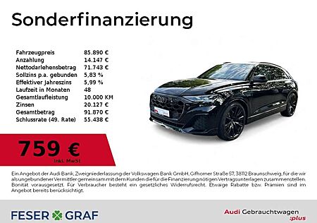 Audi Q8 S Line 50TDI ARL/Pano/B&O/4xSHZ/AHK/Matrix