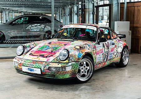 Porsche 964 Turbo Pop-Art Künstlers Deklart foliert.