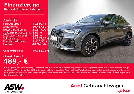Audi Q3 S line 45TFSI e Stronic Navi Matrix AHK RFK