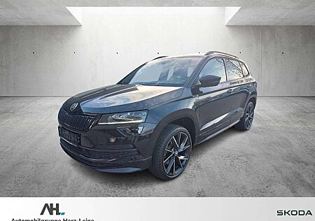 Skoda Karoq gebraucht kaufen Skoda Karoq 1.5 TSI Sportline DSG LED Navi ACC AHK PDC