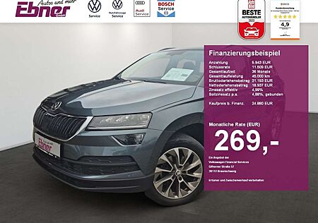 Skoda Karoq CLEVER 1.5TSI DSG AHK+KAMERA+LED+NAVI-APP+GRA+17 A