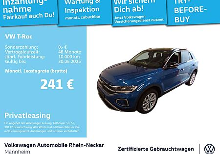VW T-Roc Volkswagen 1.5 TSI Style DSG GAR.2029 Navi Kamera LED
