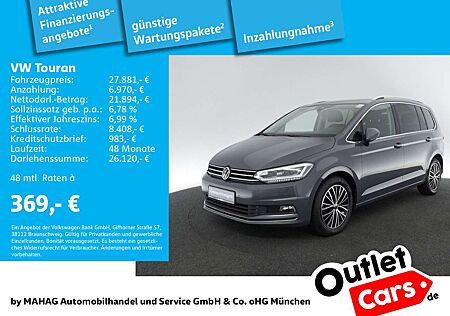 VW Touran Volkswagen 2.0 TDI Highline 7-Sitze LED Navi AHK Sta