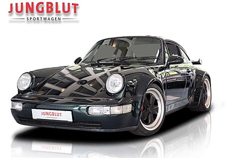 Porsche 964 911 3.3 Turbo Coupé+PTS Tannengrünmet.+Motorrevisi