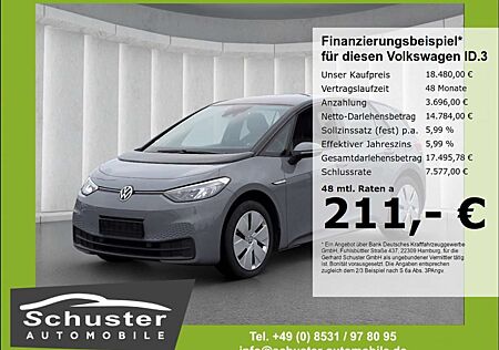 VW ID.3 Volkswagen Pure Performance*Navi LED VKZ-Erken PDCv+h