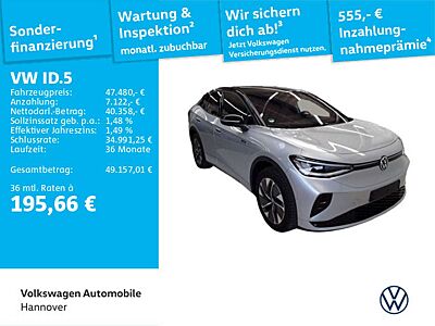 Volkswagen ID.5 GTX 4Motion Navi AHK IQ.Light Kamera Pano P