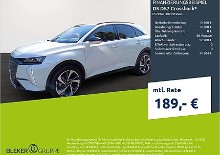 DS Automobiles DS7 Crossback DS 7 Crossback DS7 BlueHDi 130 Rivoli