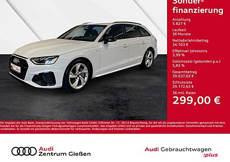 Audi A4 Avant 40 TDI S-tronic S line Black Assistenzpak...