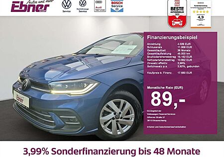 VW Polo Volkswagen STYLE TSI MATRIX+NAVI+APP+SITZHZG+AC-AUTOM+2xPDC+A