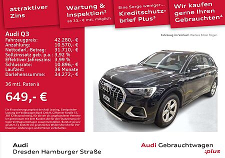 Audi Q3 40 TFSI advanced quattro Navi AHZV S tronic