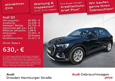 Audi Q3 40 TFSI advanced quattro Navi AHZV S tronic