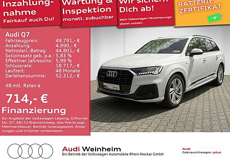 Audi Q7 55 TFSIe quattro Black-Paket S-line HD-Matrix