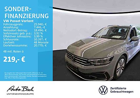 VW Passat Variant Volkswagen GTE 1.4 TSI DSG eHybrid, Navi, LE