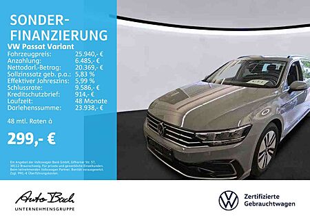 VW Passat Variant Volkswagen GTE 1.4 TSI DSG eHybrid, Navi, LE