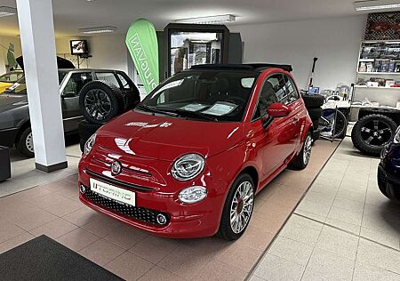 Fiat 500C Red 1,0 mit 1 Satz WR auf Stahlfelgen!! 69PS Klima