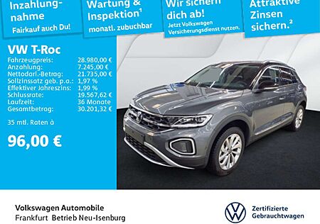 VW T-Roc Volkswagen 1.5 TSI DSG Style Navi LEDPlus DAB+ FrontA